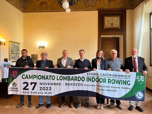 La presentazione del campionato rowing indoor di Lombardia che si svolgerà a Besozzo il 27 novembre