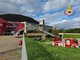 L'intervento dei vigili del fuoco per il crollo dell'ingresso dell'E-Work Arena di Busto Arsizio L'intervento dei vigili del fuoco per il crollo dell'ingresso dell'E-Work Arena di Busto Arsizio