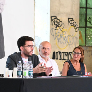 Un momento della presentazione del progetto di rigenerazione dell'ex Sonnino di Besozzo (foto di Angela Garro)