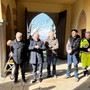 Un momento dell'inaugurazione della nuova sede della Protezione Civile di Biandronno (foto da pagina Facebook Porotti Sindaco)