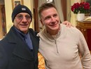 Claude Devèze e Beppe Sannino immortalati insieme al Palace