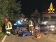 Le immagini dell'incidente di stamattina all'alba sulla provinciale a Brezzo di Bedero Le immagini dell'incidente di stamattina all'alba sulla provinciale a Brezzo di Bedero