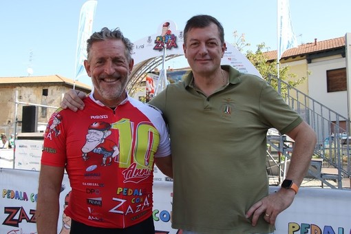 Stefano Zanini e il sindaco di Gorla Maggiore, Pietro Zappamiglio (foto a cura di Roberto Bof) Stefano Zanini e il sindaco di Gorla Maggiore, Pietro Zappamiglio (foto a cura di Roberto Bof)