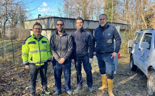 Il team di lavoro a Bedero Valcuvia Il team di lavoro a Bedero Valcuvia