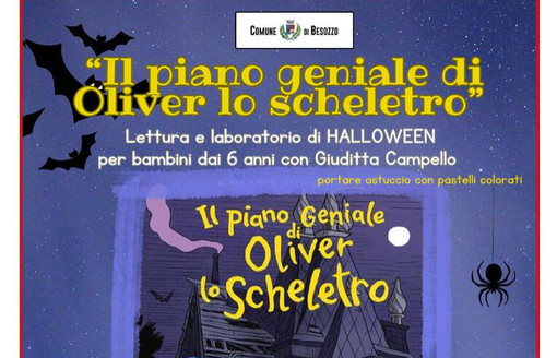 Halloween in biblioteca a Besozzo: storie, letture e creatività con Giuditta Campello Halloween in biblioteca a Besozzo: storie, letture e creatività con Giuditta Campello