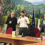 Un momento dell'inaugurazione della biblioteca di Biandronno Un momento dell'inaugurazione della biblioteca di Biandronno