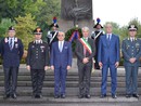 Un'immagine della cerimonia di questa mattina a Varese in ricordo di Salvo D'Acquisto