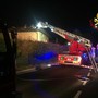 Le immagini dell'intervento dei vigili del fuoco di questa notte a Cocquio Trevisago