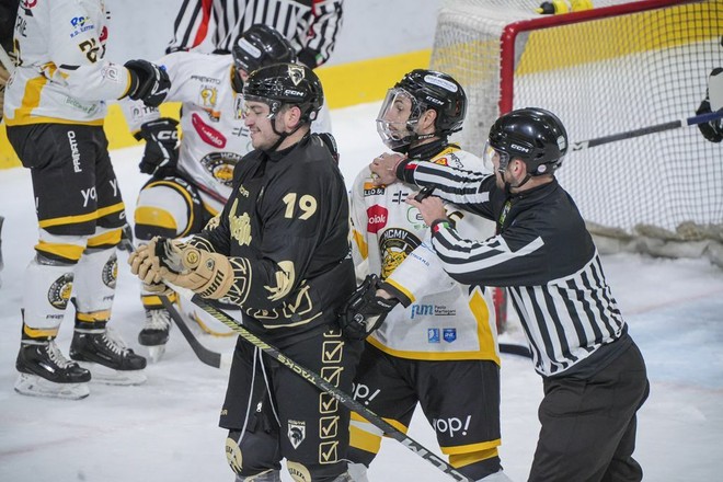 Christian Buono dopo confronto poco amichevole con Tilaro (Foto Galbiati)