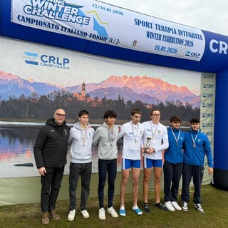 Nella foto (ph Canottaggio.org/Stefano Meroni): il podio del due senza maschile U23