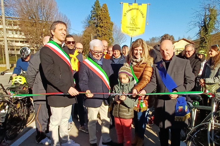 Inaugurazione del nuovo tratto di ciclopedonale tra la Folla di Malnate a Castiglione Olona Inaugurazione del nuovo tratto di ciclopedonale tra la Folla di Malnate a Castiglione Olona
