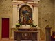 L'altare della chiesetta di San Biagio in una foto di Valerio Franchi tratta da Facebook