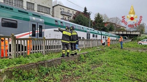 Maltempo, evacuate 300 persone dal treno delle Ferrovie Nord a Como