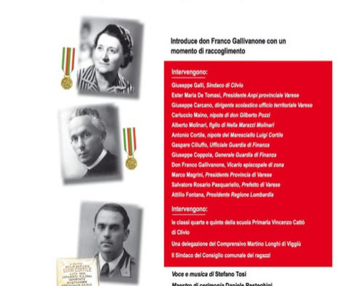 Clivio celebra la memoria: consegna delle medaglie d'oro al merito civile e posa della pietra d'inciampo