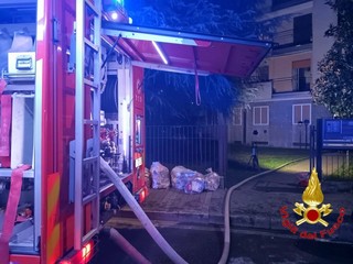 Le immagini del tragico incendio in un condominio a Cornaredo Le immagini del tragico incendio in un condominio a Cornaredo