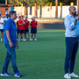 Le parole del dg Gorrasi, qui in campo con il patron Milanese, alla squadra e all'ambiente prima di una partita storica come quella di domani al Chinetti, che ritrova il campionato di Serie D dopo 15 anni Le parole del dg Gorrasi, qui in campo con il patron Milanese, alla squadra e all'ambiente prima di una partita storica come quella di domani al Chinetti, che ritrova il campionato di Serie D dopo 15 anni