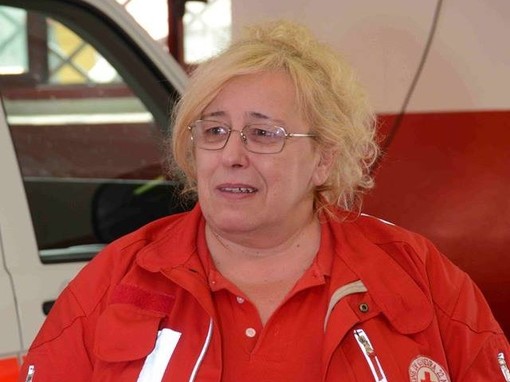 Daniela Locatelli in una foto tratta dalla pagina Facebook della Croce Rossa di Luino e Valli