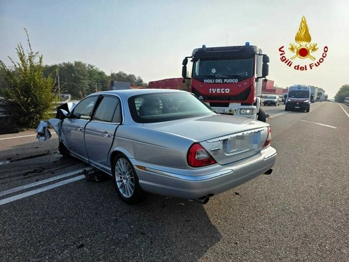 L'auto guidata dal 73enne coinvolta nell'incidente mortale di Cassano Magnago dove ha perso la vita Pierina Buffon