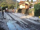 La condizione della strada provinciale a Cuasso al Monte a seguito della grandinata La condizione della strada provinciale a Cuasso al Monte a seguito della grandinata