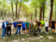 Un'immagine della visita al bosco risanato di Comerio Un'immagine della visita al bosco risanato di Comerio