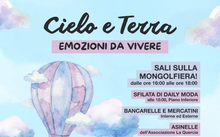 Al Centro Commerciale di Cocquio Trevisago atterra la mongolfiera della solidarietà