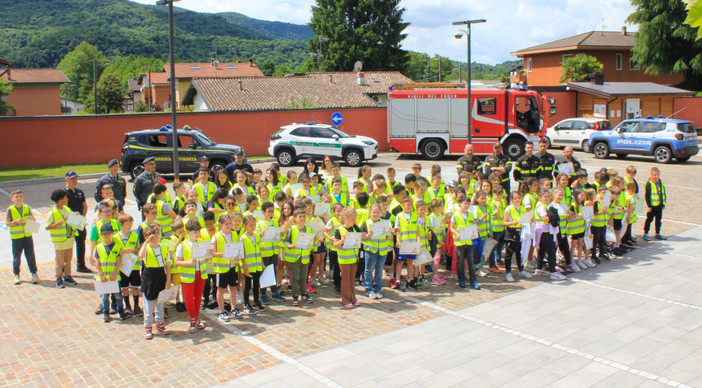 "Pedala, pedala in sicurezza" 2025 a Cuveglio - foto Ossola