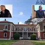 Villa Calcaterra, nei riquadri Franco Binaghi e Fabrizio Benzoni