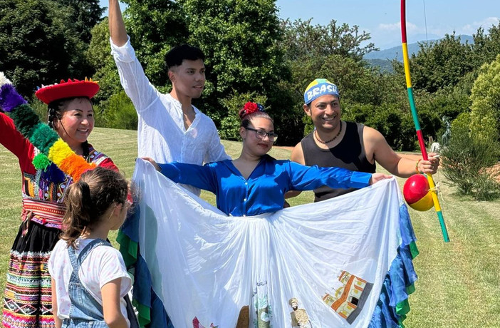 Un momento della Festa delle Nazioni alla Casa don Guanella Un momento della Festa delle Nazioni alla Casa don Guanella