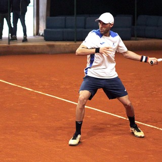 Il tennista Erik Crepaldi tornato in campo dopo il coma