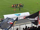 Applausi finali della curva alla squadra al Franco Ossola