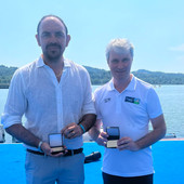 Pierpaolo Frattini e Davide Galimberti alla Schiranna Pierpaolo Frattini e Davide Galimberti alla Schiranna