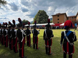Alcuni momenti della cerimonia tenutasi questo pomeriggio al Comando Provinciale di Varese