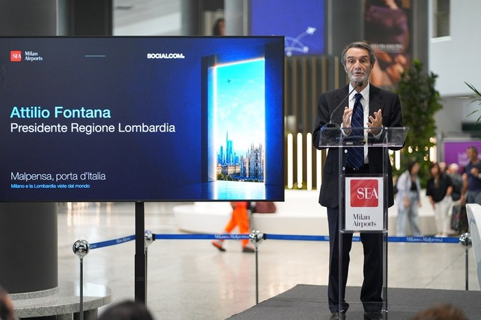 Fontana: «Malpensa, Milano e Lombardia, un sistema sempre più attrattivo a livello internazionale» Fontana: «Malpensa, Milano e Lombardia, un sistema sempre più attrattivo a livello internazionale»