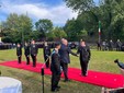 Alcuni momenti della cerimonia tenutasi questo pomeriggio al Comando Provinciale di Varese