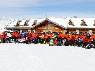 Il gruppone della Freerider a Campiglio Il gruppone della Freerider a Campiglio