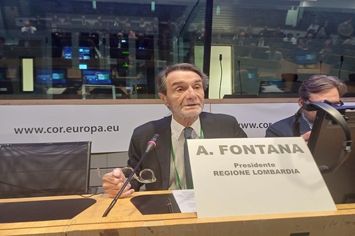 Il presidente Fontana (foto d'archivio)