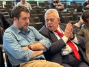 La foto pubblicata da Matteo Salvini sui social che lo ritrae assieme ad Edoardo Favaron