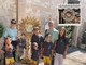 La famiglia Tacchi ad Assisi, nel riquadro la reliquia esposta stamattina in San Michele