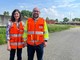 Da sinistra_ Roberta Radice, Assistente direttore lavori Alfa + Cristian Gervasoni, Direttore lavori Alfa