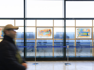 L'inaugurazione della mostra a Malpensa (credits Malapelle) L'inaugurazione della mostra a Malpensa (credits Malapelle)