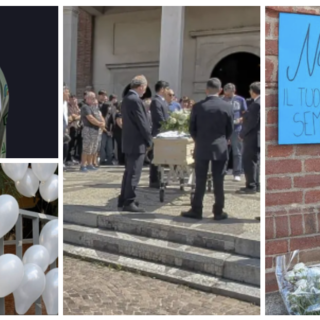 (foto del funerale da ilSaronno.it)