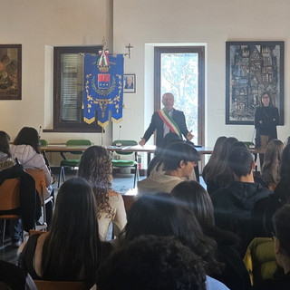 L'accoglienza delle delegazione Erasmus in Comune a Gavirate