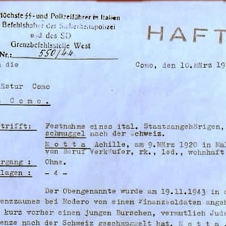 Il documento originale in tedesco dell'interrogatorio del partigiano di Varano Borghi Achille Motta ritrovato per caso