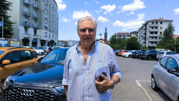 Giancarlo Travagin questa mattina al Buon Gesù