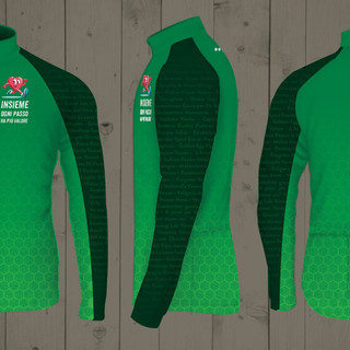 Le maglie della squadra del Progetto Rughe