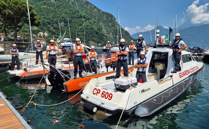 Operazione mare e laghi sicuri 2026: anche sul Maggiore presenza massiccia della Guardia Costiera