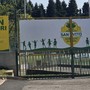 L'ingresso del centro sportivo dell'oratorio di Gornate Olona dedicato al piccolo Kevin Palmieri