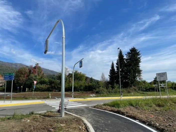 L'attraversamento pedonale sulla Sp1 a Gavirate