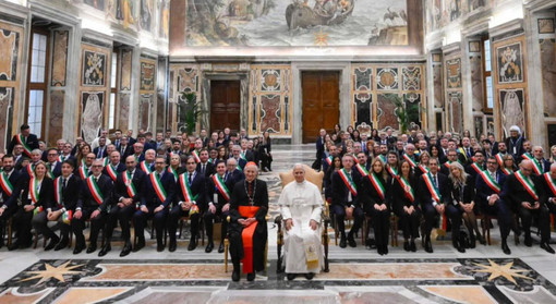I sindaci dell'Anci ricevuti in Vaticano da Papa Leone XIV I sindaci dell'Anci ricevuti in Vaticano da Papa Leone XIV