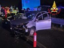 Le immagini dell'incidente sull'Autostrada dei Laghi all'uscita di Gallarate